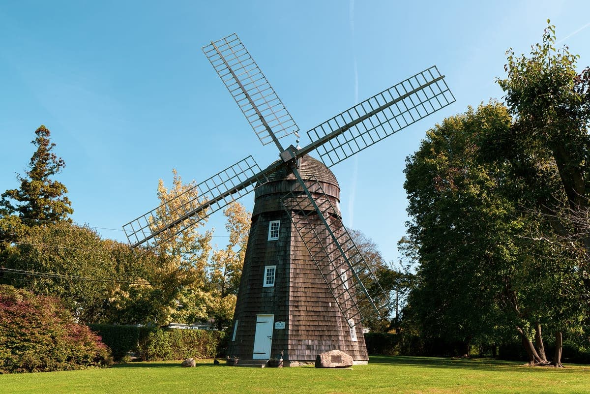 Photograph of the Beebe Windmill, Bridgehampton NY.