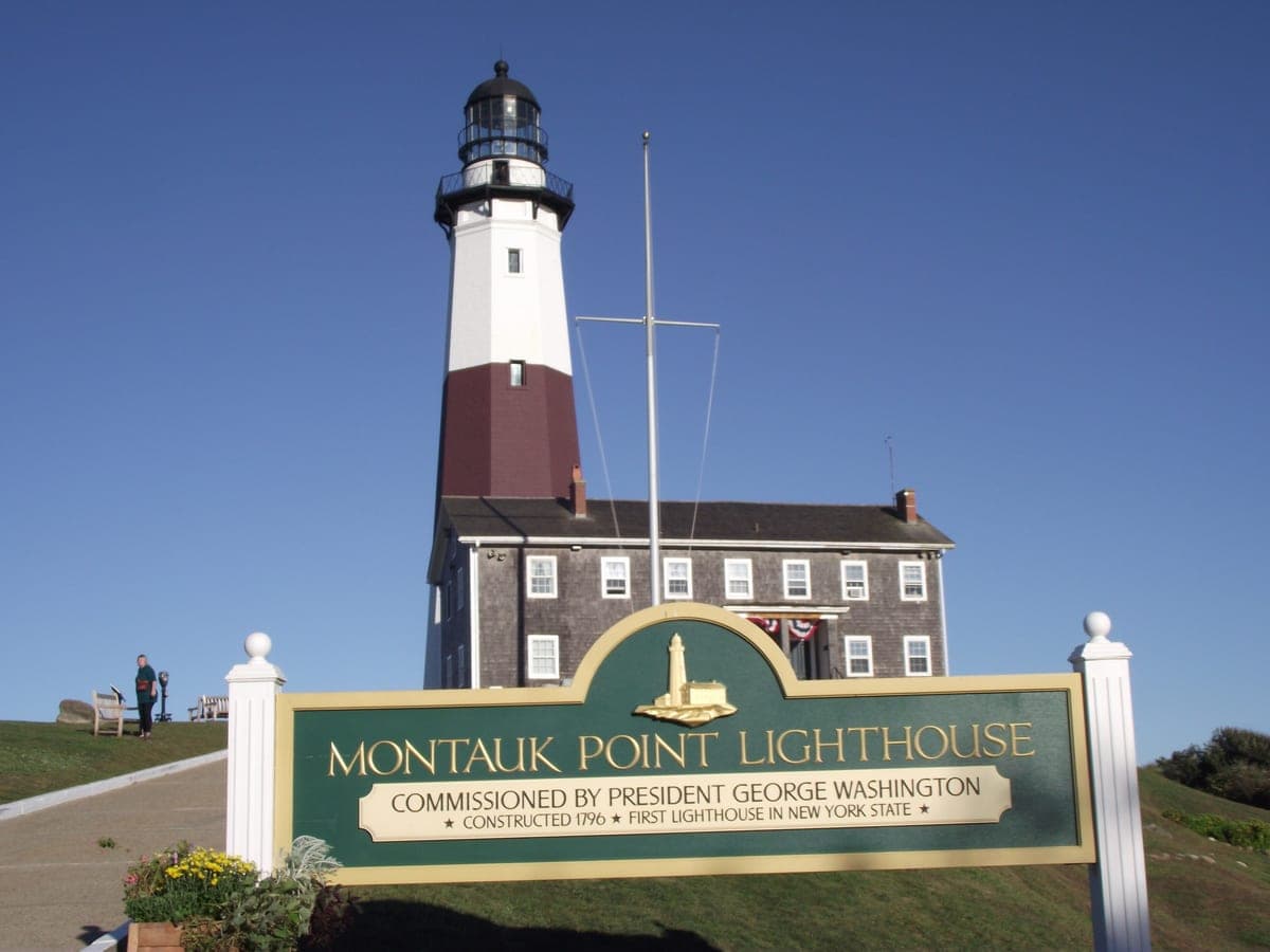 Montauk Point Lighthouse.
