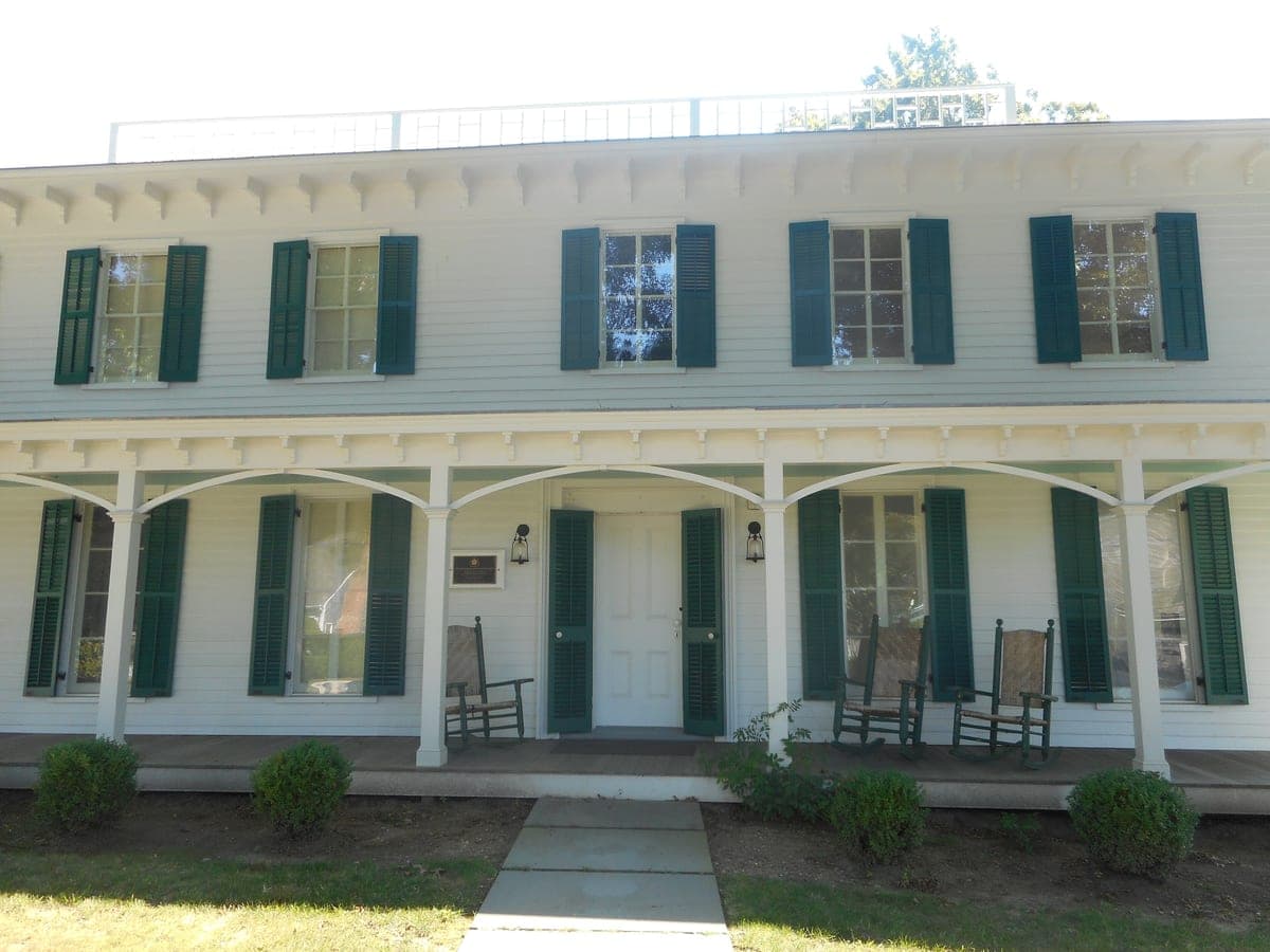 Front view of Augustus Griffin's Village House, the headquarters of the Oysterponds Historical Society at 1555 Village Lane, Orient.