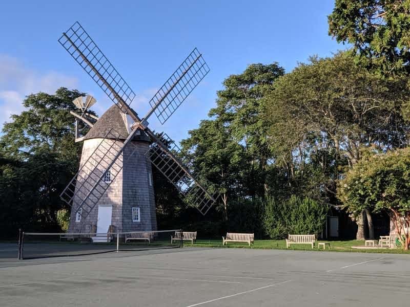 The windmill in Wainscott at Georgica Homeowners Association in East Hampton.