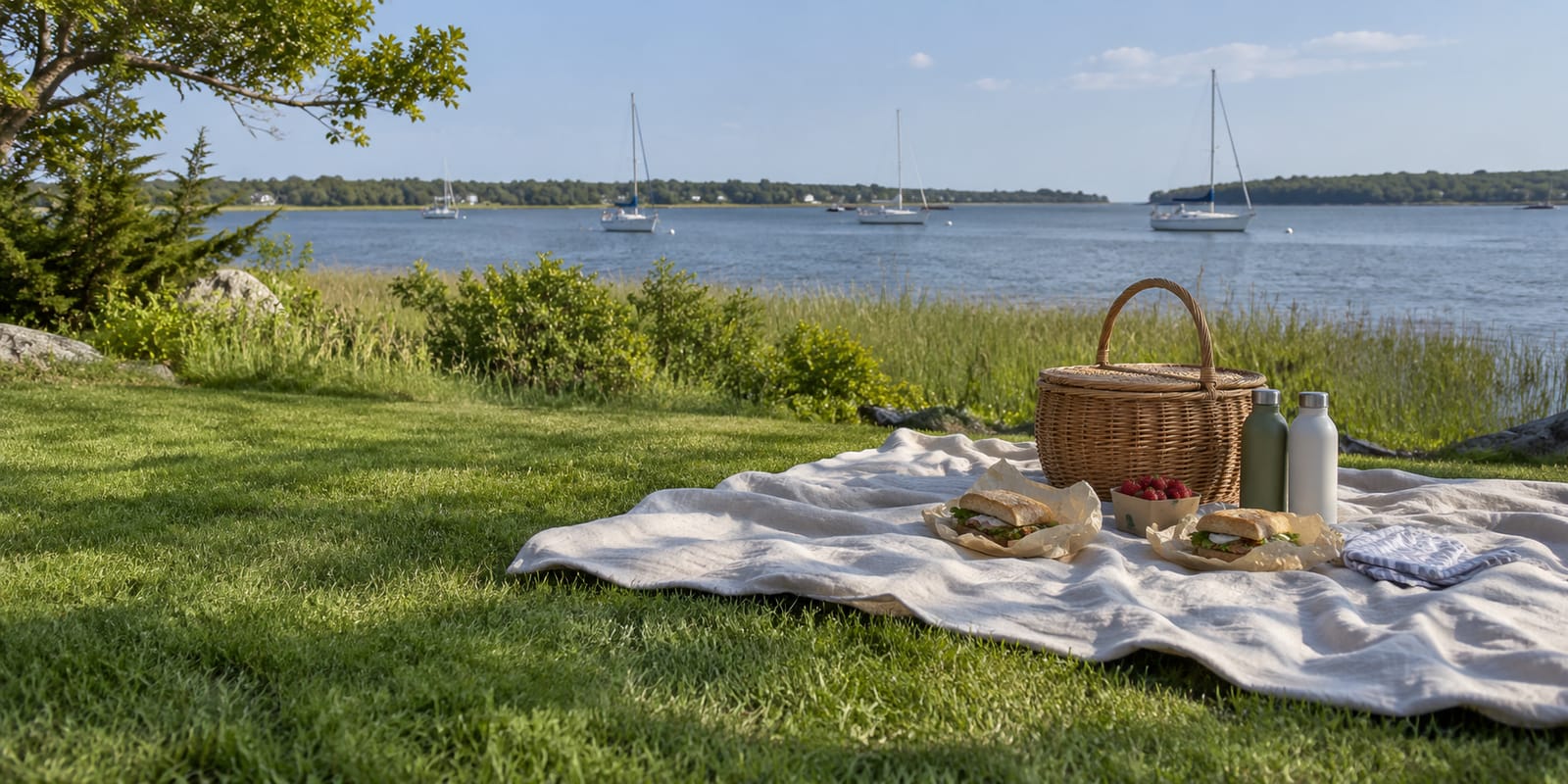 A Blanket on the Grass — picnic on the East End